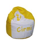 Cicás csepp babzsák egyedi felirattal