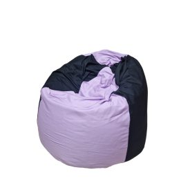   Ergonomikus Csepp Formájú Babzsákfotel (fekete-orgona lila)