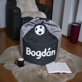 Focis csepp babzsák egyedi felirattal