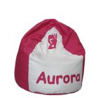 Pillangós csepp babzsák egyedi felirattal