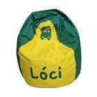 Vonatos csepp babzsák egyedi felirattal