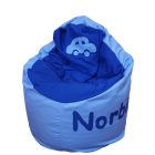 Autós babzsákfotel egyedi felirattal