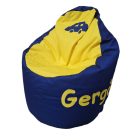 Autós babzsákfotel egyedi felirattal