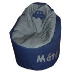 Autós babzsákfotel egyedi felirattal