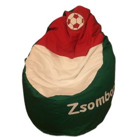   Focis babzsákfotel Magyarország színeivel egyedi felirattal
