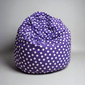 Lila Pöttyös Babzsák – Felnőtt Méret (Utolsó Darab!)