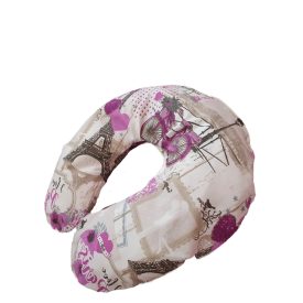 Babzsák nyakpárna Párizs mintás