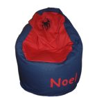 Pókos babzsákfotel egyedi felirattal