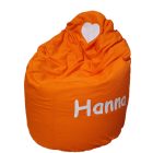 Szívecskés babzsákfotel egyedi felirattal