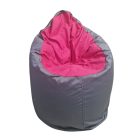 Junior Babzsákfotel (szürke-pink)