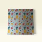 Summer Fruits multifunkciós kendő – trópusi gyümölcsmintás haj- és nyakkendő