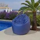 Mélytenger kék kültéri babzsákfotel – Stílus és Kényelem a Szabadban