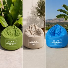 PromoSeat Outdoor Babzsák – Egyedi Logózható Kivitel