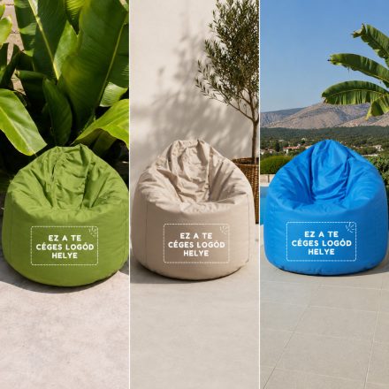 PromoSeat Outdoor Babzsák – Egyedi Logózható Kivitel