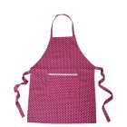 Konyhai pamutkötény | pink pöttyös