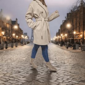 ŐsziFény Szövetkabát | cappucino