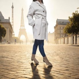 Szövetkabát | krém