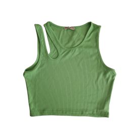 Női elegáns top csepp kivágással | zöld