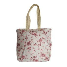 Strandtáska rózsákkal