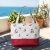 Cherry Kiss shopper strandtáska – nagyméretű cseresznyemintás női táska