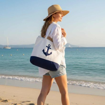 Strandtáska horog mintával