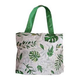 Strandtáska levél mintával