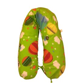 Szoptatós párna léggömbös zöld