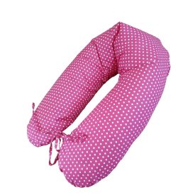 Szoptatós párna lila pöttyös