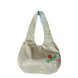 Női hímzett táska matyó mintával (drapp)