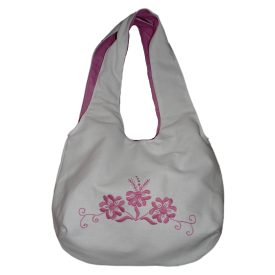 Női hímzett táska (fehér)