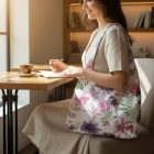 Flora – virágmintás női vászon válltáska