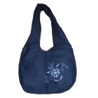 Női hímzett táska | sötétkék