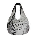 Női táska modern mintával | fehér