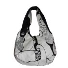 Női táska modern mintával | fehér