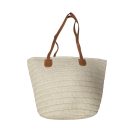Trendi női szalmatáska | bézs