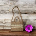 Divatos nyári szalmatáska | natúr