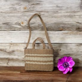 Divatos nyári szalmatáska | natúr