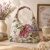 Vintage Bloom női válltáska – romantikus virágmintás shopper táska