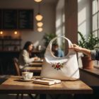 Kalocsai mintás kézi hímzésű válltáska – magyar kézműves