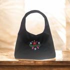 Matyó mintás kézi hímzésű válltáska – magyar kézműves